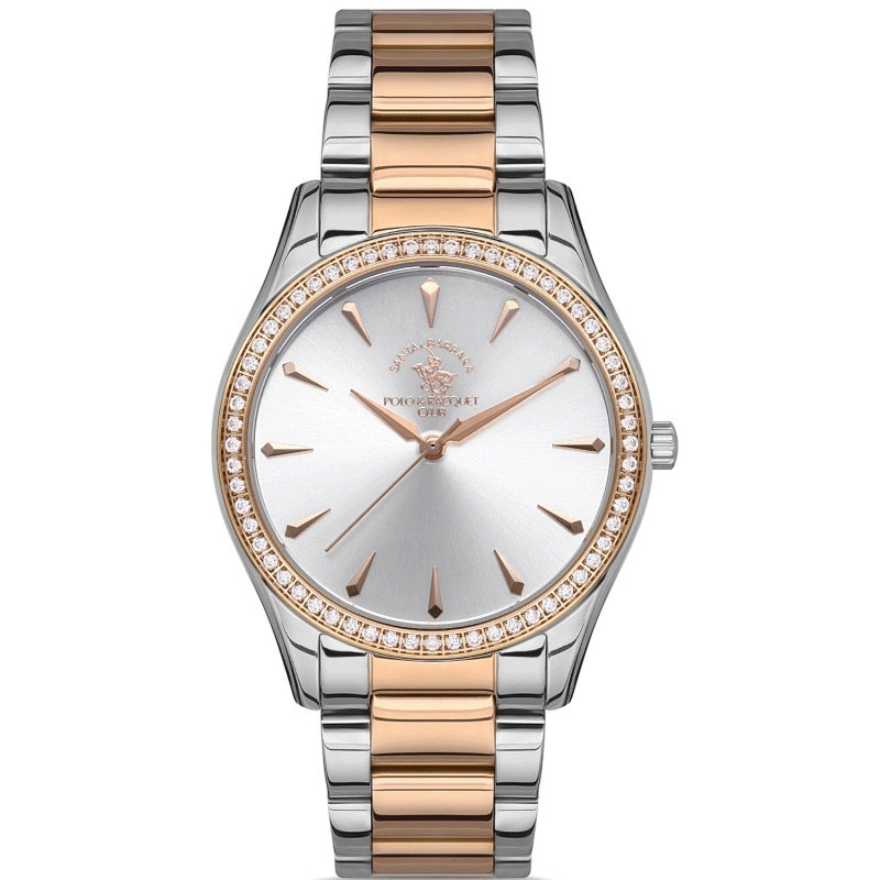 Montre Femme Santa Barbara Polo SB.1.10467-4 Silver & Rose Gold en Tunisie