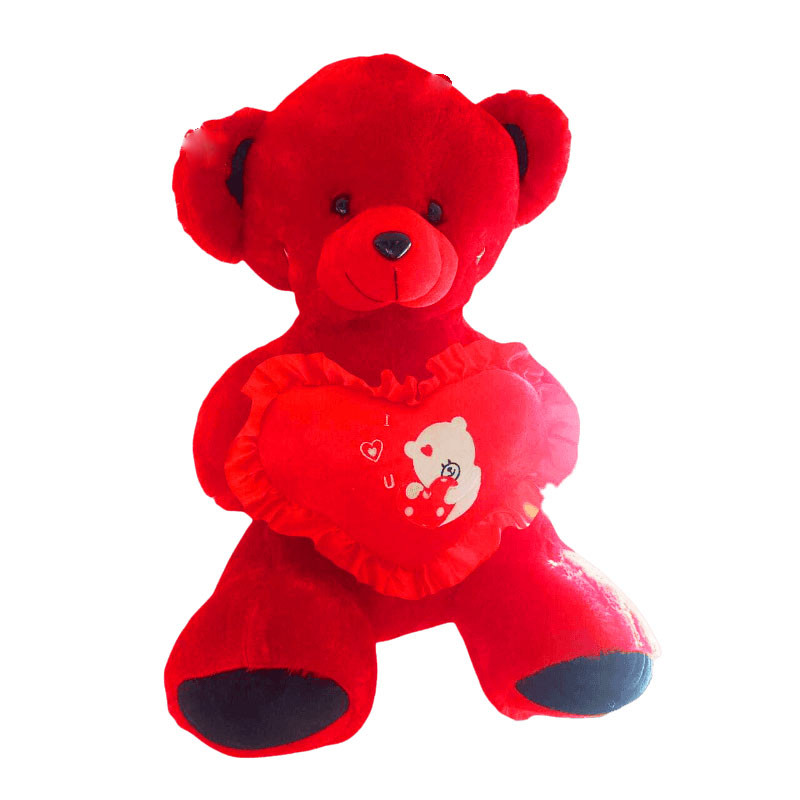 Peluche Ours 50 Cm Rouge en Tunisie Peluche Ours 50 Cm Rouge en Tunisie