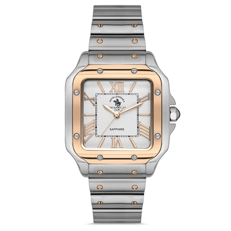 Montre Femme Santa Barbara Polo SB.1.10485-5 Silver & Rose Gold en Tunisie