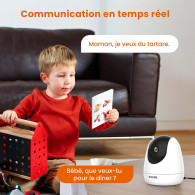 Caméra De Surveillance Interne Tenda CP3 Panoramique et Inclinable Blanc en Tunisie Caméra De Surveillance Interne Tenda CP3 Panoramique et Inclinable Blanc en Tunisie
