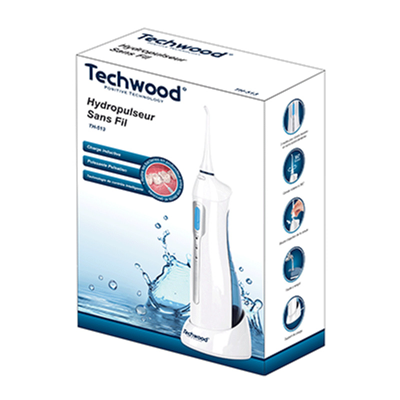 Hydropulseur Sans Fil Techwood TH-513 Blanc en Tunisie
