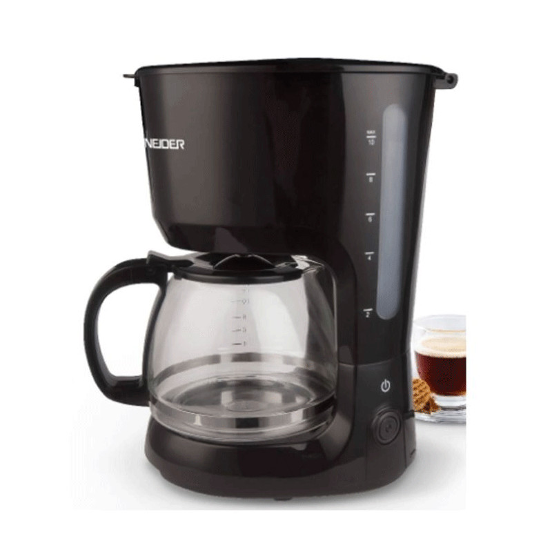 Cafetière Électrique Schneider SCHCM12 750W Noir en Tunisie