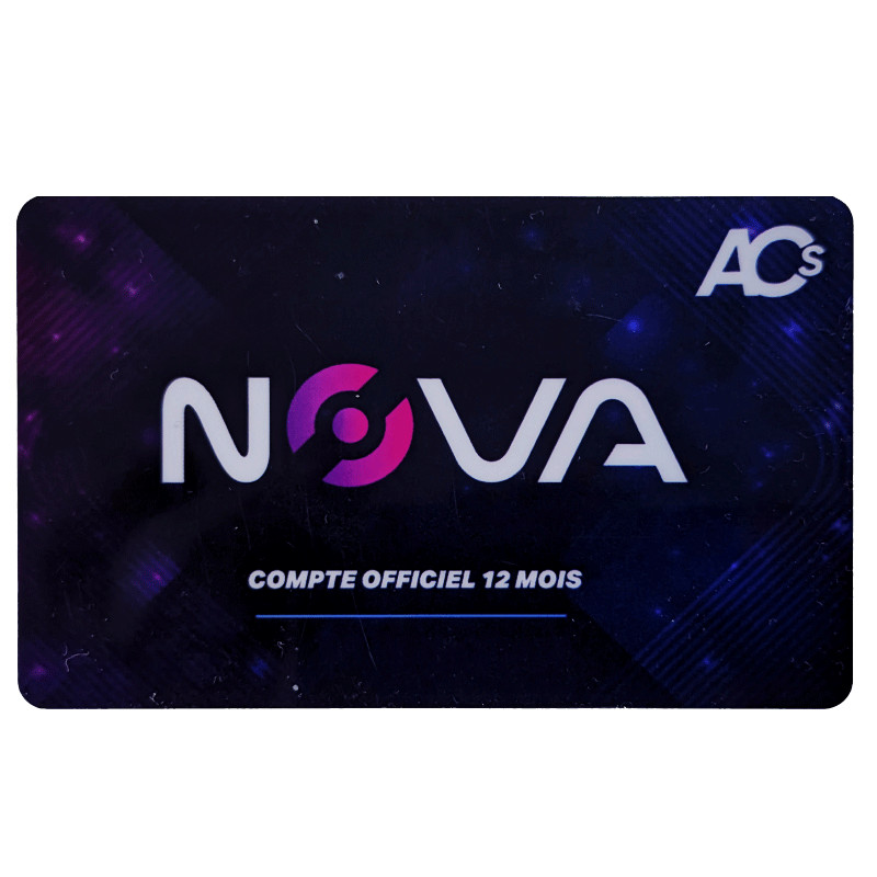 Carte Abonnement Nova 12 Mois en Tunisie