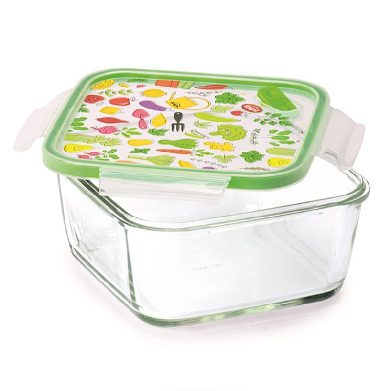Boîte De Conservation Carré Snips 0.8 L Vert en Tunisie