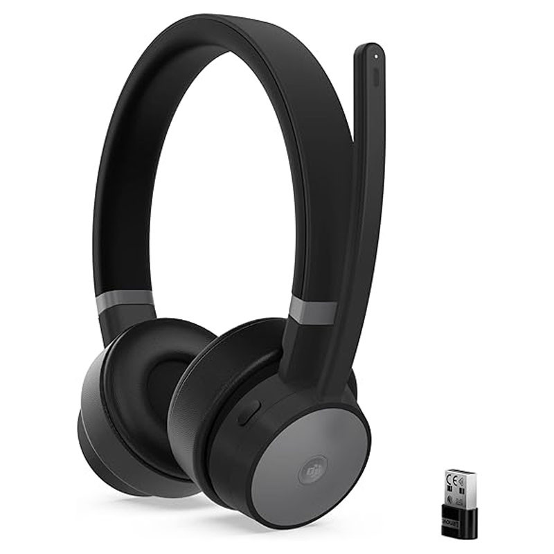 Micro Casque Sans Fil Lenovo ANC Go Noir en Tunisie