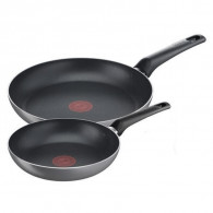 Set De 2 Poêles Tefal B5719023 Noir en Tunisie