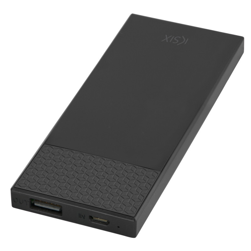 KSIX POWER BANK 3000 MAH + MICRO USB-USB CABLE BLACK