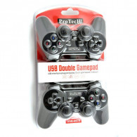 Manette De Jeux Filaire Double Simple Protech Noir en Tunisie