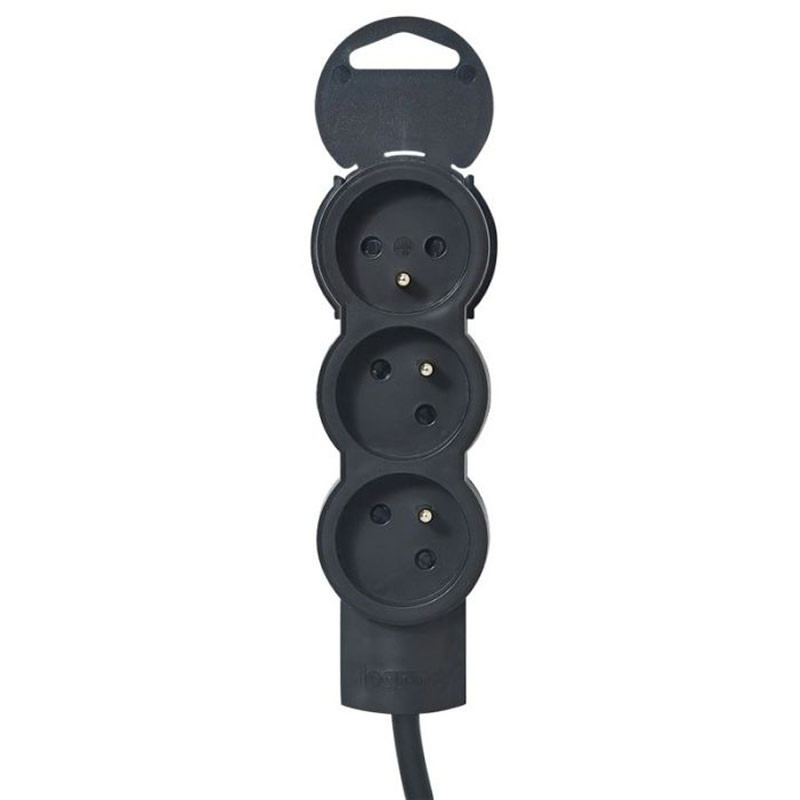 Multiprise Le Grand 3x2P+T 16A 230V 3M Noir en Tunsie
