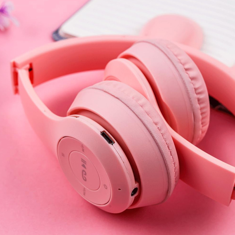 Casque Bluetooth B12 Pour Enfants Rose