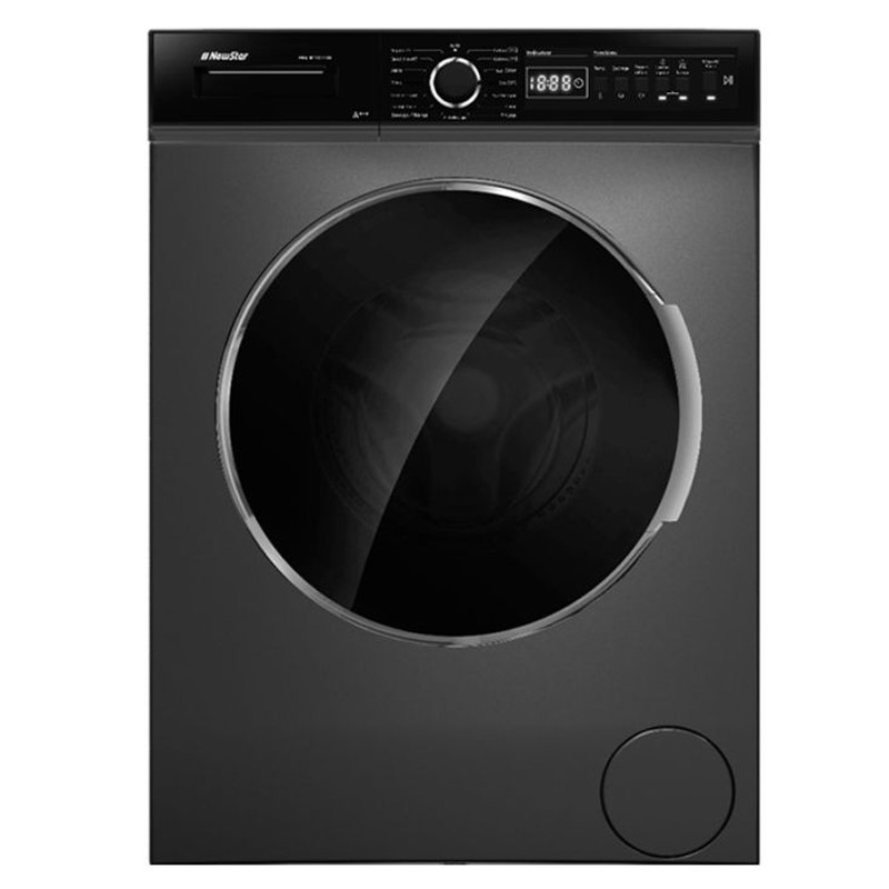 Machine à Laver Frontale Inverter Newstar MFA1012CT3DX 10Kg Noir en Tunisie