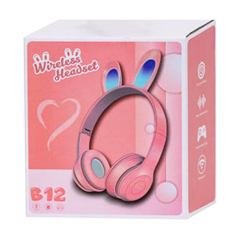 Casque Bluetooth Pour Enfants B12 Rose en Tunisie