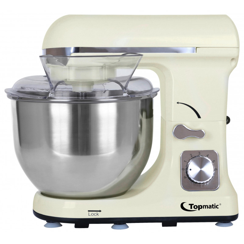 Robot Pétrin Topmatic 1400W 5L Blanc en Tunisie Robot Pétrin Topmatic 1400W 5L Blanc en Tunisie