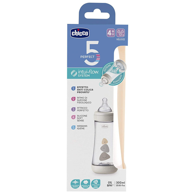 Biberon Chicco Perfect 5 240ml Rose en Tunisie