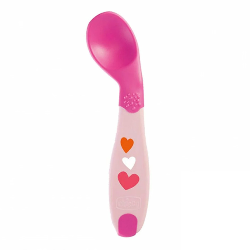 Première Cuillère Bébé Chicco 8M+ Rose en Tunisie Première Cuillère Bébé Chicco 8M+ Rose en Tunisie
