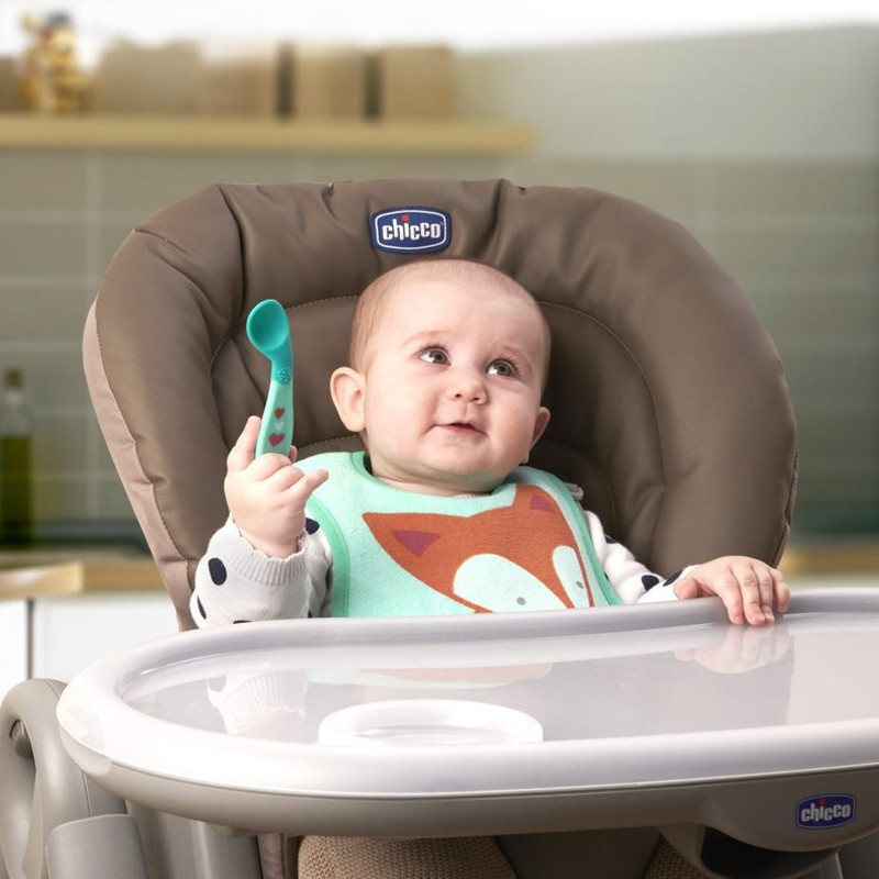 Première Cuillère Bébé Chicco 8M+ Rose en Tunisie