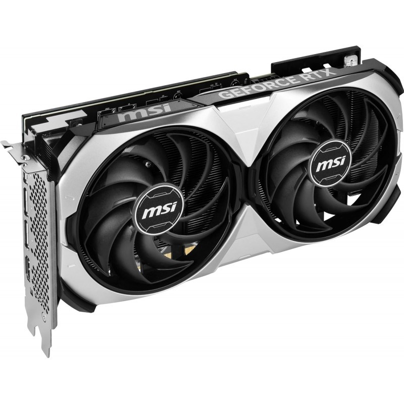 Carte graphique MSI GeForce RTX 4070 Ti Ventus 2X 12Go GDDR6 OC Gris