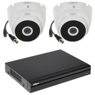 Pack DVR + 2 Caméra De Surveillance Dahua 5MP Blanc en Tunisie Pack DVR + 2 Caméra De Surveillance Dahua 5MP Blanc en Tunisie