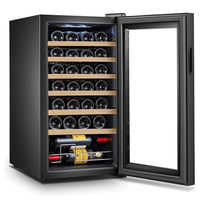 Cave à Vin Livoo GS145 28 Bouteilles 74L Noir en Tunisie