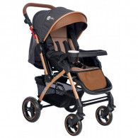 Poussette Bébé AB-350 4 Baby Cuir/Noir en Tunisie