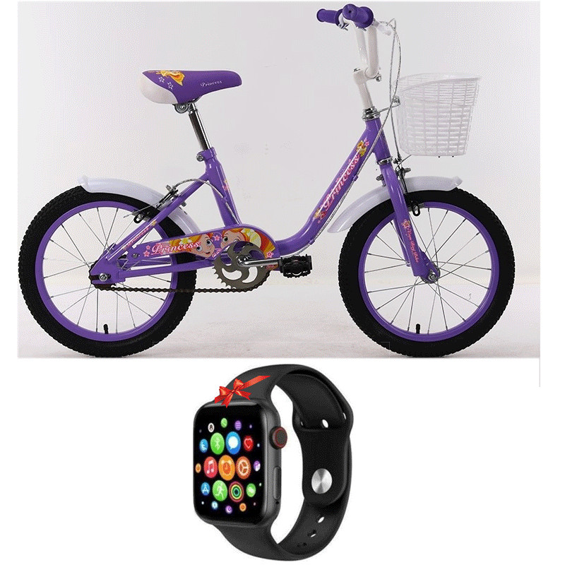 Vélo Enfant Princess 20" Zimota - Violet Vélo Enfant Princess 20" Zimota - Violet