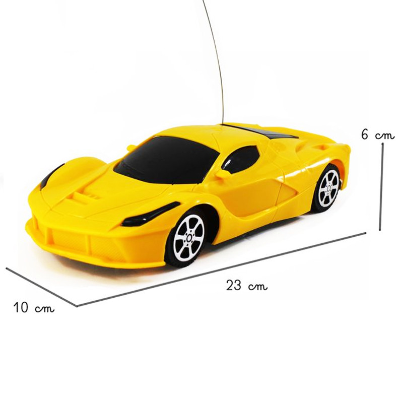 Mini voiture de course télécommandée Jaune en Tunisie
