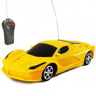 Mini voiture de course télécommandée Jaune en Tunisie