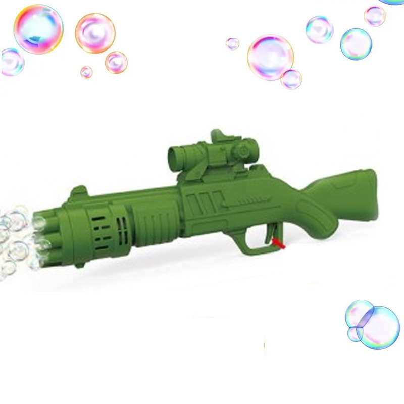 Pistolet à Bulles à Friction Blue Sky - 2 Recharges Incluses, 15 Cm, Jouet Enfant Plein Air Dès 3 Ans