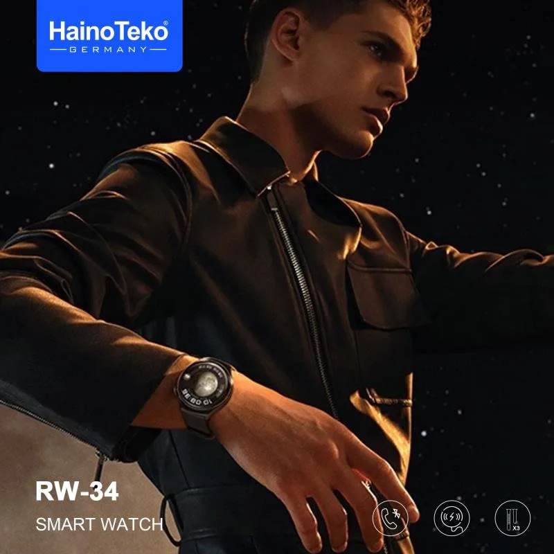 Montre Connectée Haino Teko RW34 Noir en Tunisie