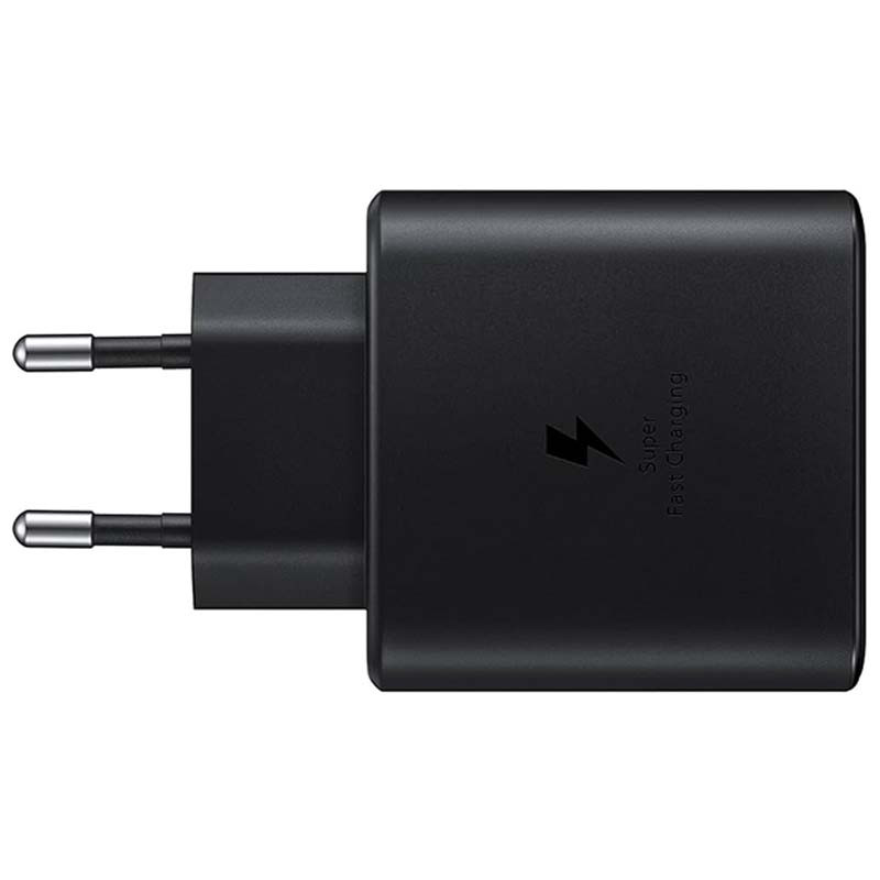 Tête Chargeur Samsung Ultra-Rapide 25W USB-C Noir Tête Chargeur Samsung Ultra-Rapide 25W USB-C Noir