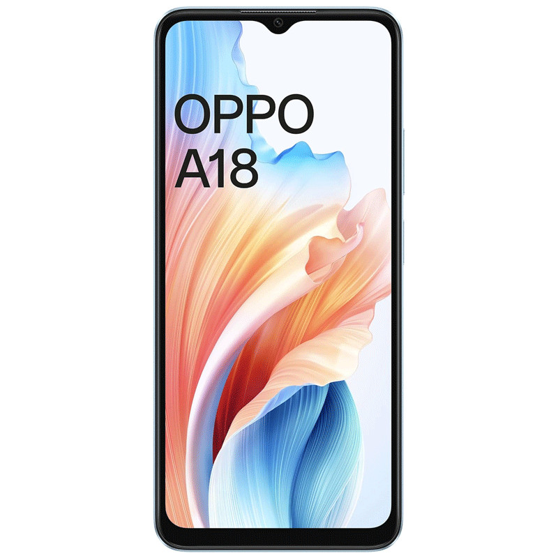 Smartphone Oppo A18 4Go 64Go Bleu en Tunisie