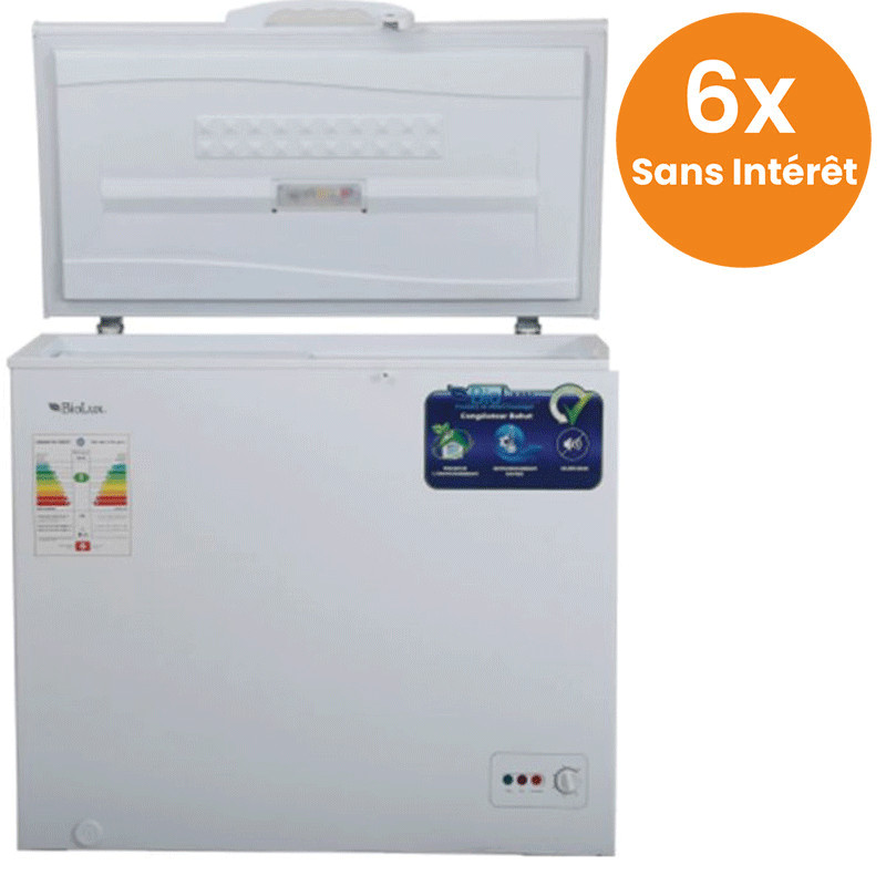 Congélateur Horizontal Biolux 260 Litres Blanc (CR26B) Congélateur Horizontal Biolux 260 Litres Blanc (CR26B)
