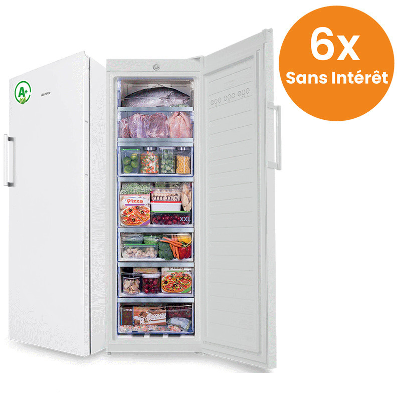 Congélateur Vertical Simfer 7301 290 Litres NoFrost Blanc (FS7301NFA) Congélateur Vertical Simfer 7301 290 Litres NoFrost Blanc (FS7301NFA)