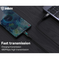Câble Chargeur Inkax CB-32 USB Vers Lightning Noir en Tunisie Câble Chargeur Inkax CB-32 USB Vers Lightning Noir en Tunisie