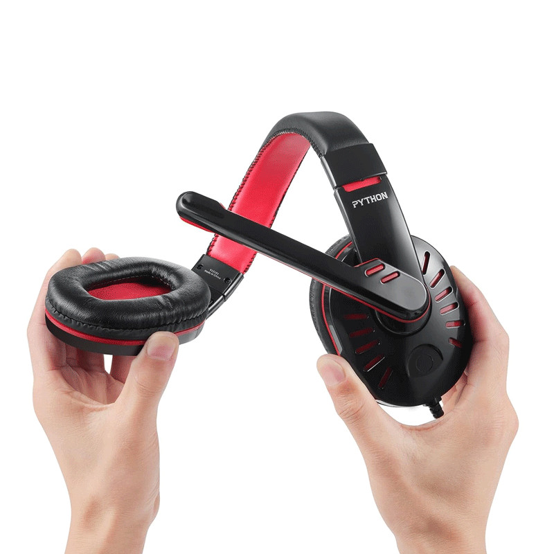 Micro Casque Gaming Enter Python Noir en Tunisie