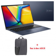 Pc Portable Asus VivoBook 15 i5 12Gén 16Go 512Go SSD Bleu en Tunisie