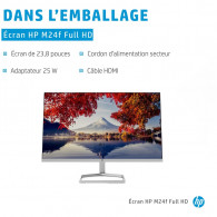 Écran HP M24f 23,8" Full HD 75Hz IPS Noir en Tunisie Écran HP M24f 23,8" Full HD 75Hz IPS Noir en Tunisie