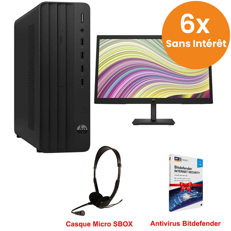 PC Bureau HP 290 G9 Tour i3 12Gén 8 Go 1To W11 Noir en Tunisie PC Bureau HP 290 G9 Tour i3 12Gén 8 Go 1To W11 Noir en Tunisie