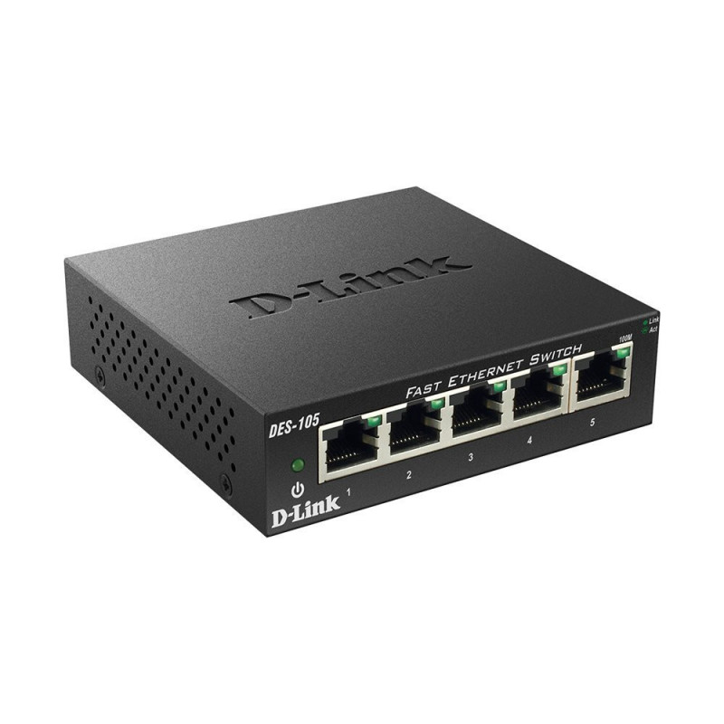 Switch D-Link DES-105/E 5 ports 10/100 Mpbs