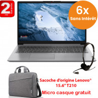 Lenovo IdeaPad 1 15IGL7 Intel Celeron N4020 8Go 256 Go SSD Gris W11 En Tunisie