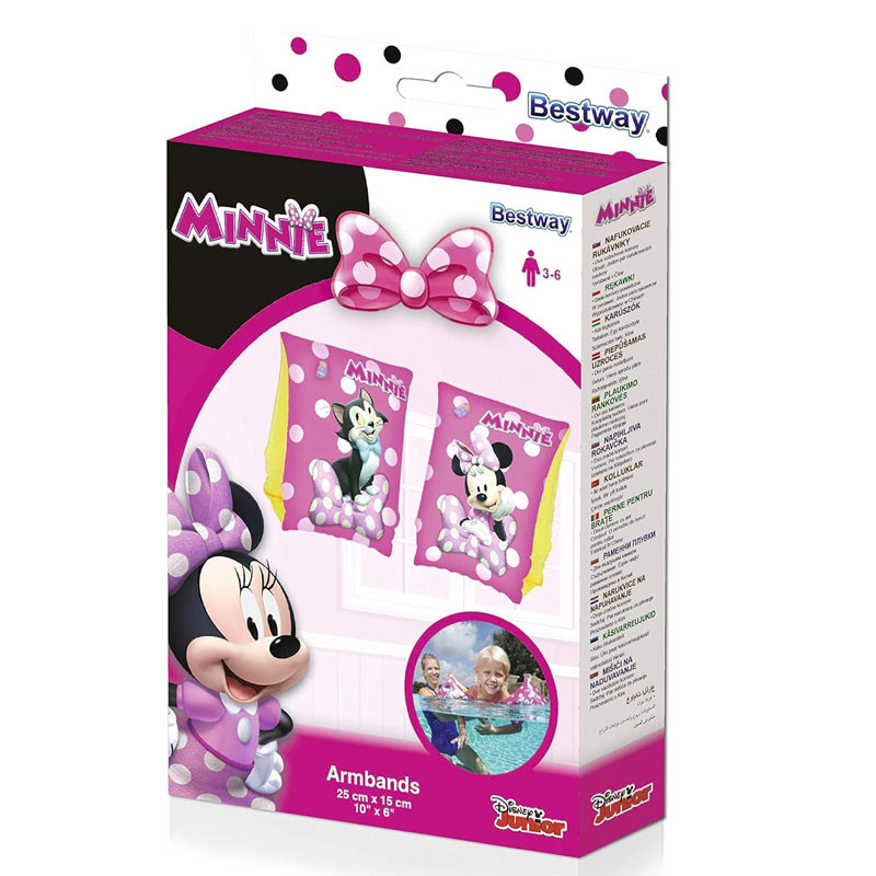 Brassards Gonflable Bestway Minnie Mouse Rose en Tunisie