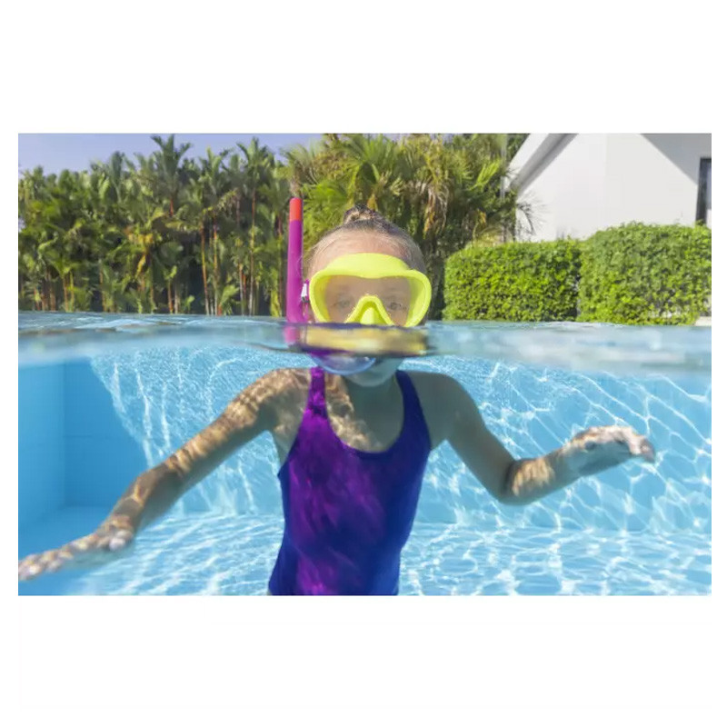 Set Masque De Plongée Tuba Et Palmes Bestway Crusader Essential En Tunisie