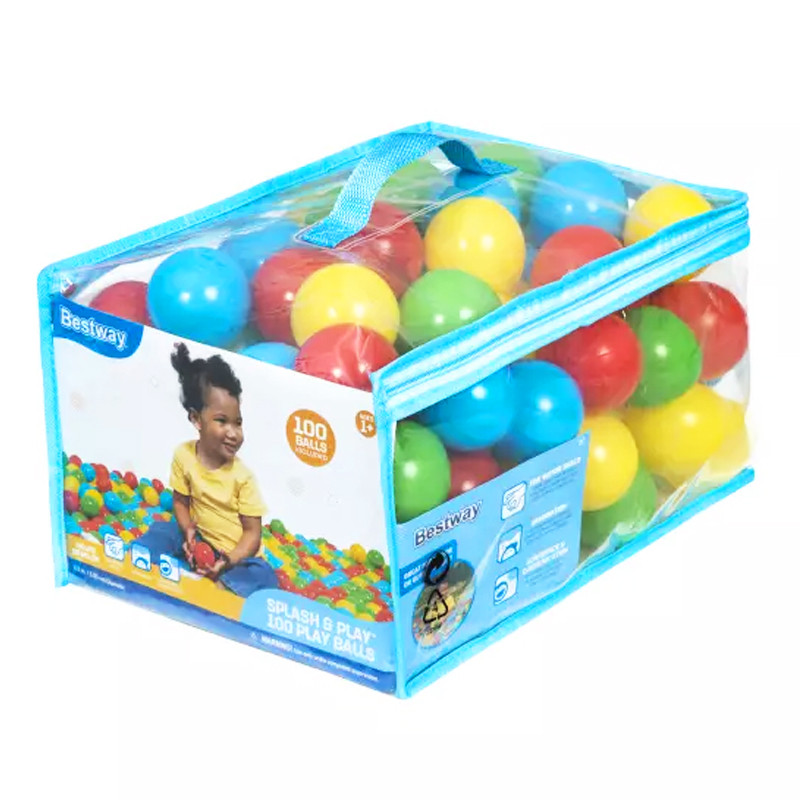 100 Balles De Jeu BestWay Splash & Play Multicouleur