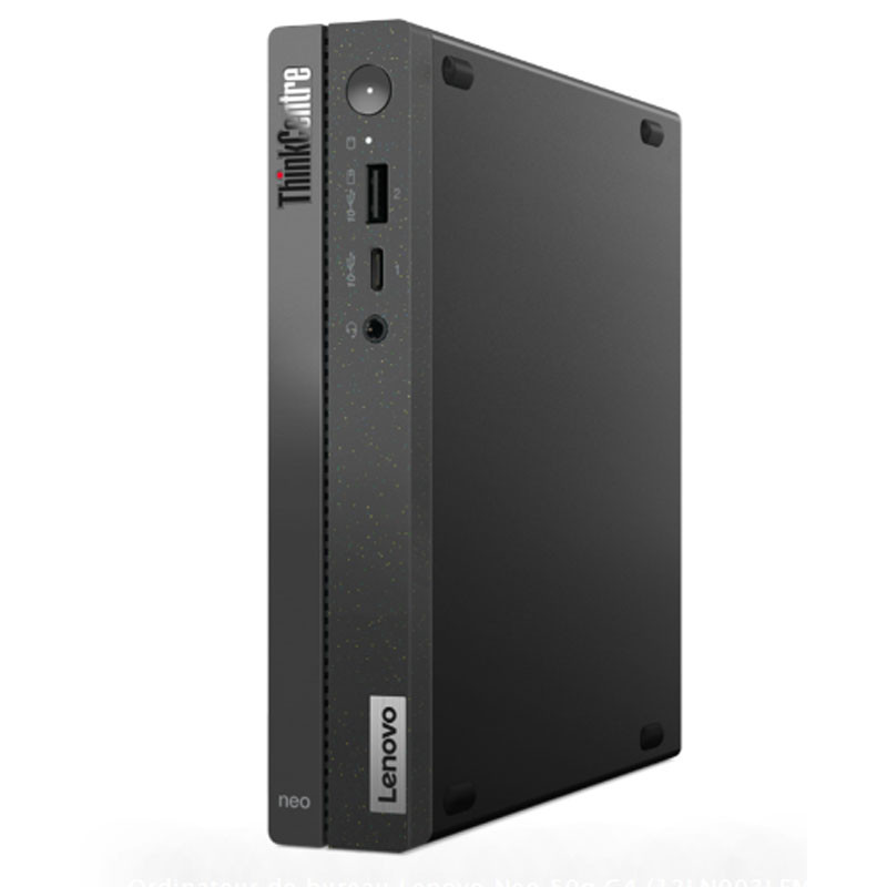 Ordinateur de bureau Lenovo Neo 50q G4 i3 12Gén 8Go 512 Go SSD Noir  en Tunisie
