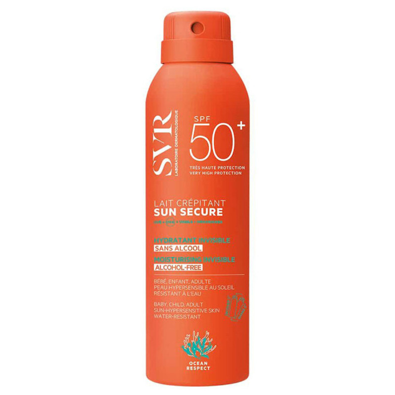Spray Solaire SVR Lait crépitant SPF50+ 200 Ml en Tunisie