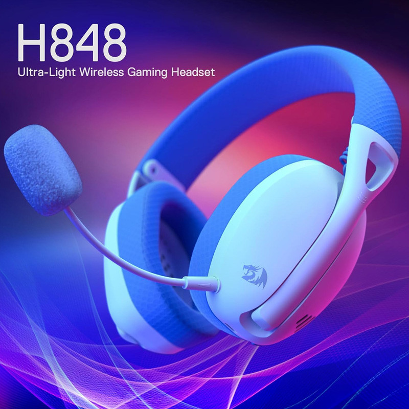 Micro Casque Redragon H848 Sans Fil Blue En Tunisie