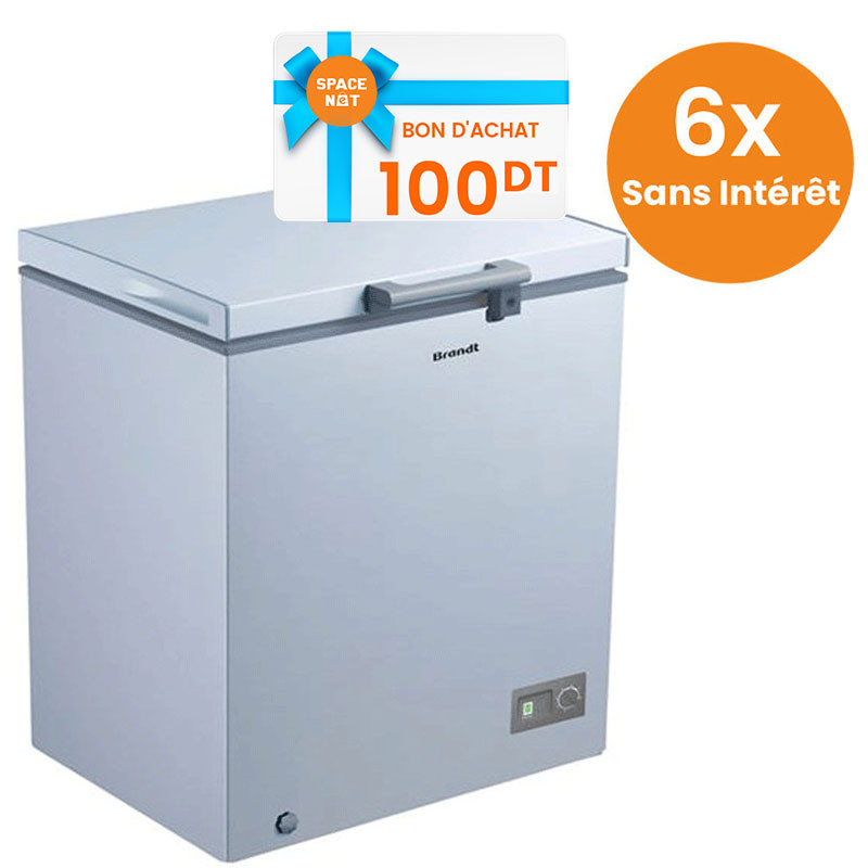 Congélateur Brandt Horizontal 200 L Silver BFK720MSS en Tunisie Congélateur Brandt Horizontal 200 L Silver BFK720MSS en Tunisie