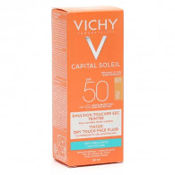 Capital Soleil Vichy Emulsion Toucher Sec Teinté SPF50 50 Ml en Tunisie Capital Soleil Vichy Emulsion Toucher Sec Teinté SPF50 50 Ml en Tunisie