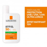 Fluide Oil Control La Roche Posay Anthelios UVMUNE 400 SPF50+ 50Ml en Tunisie Fluide Oil Control La Roche Posay Anthelios UVMUNE 400 SPF50+ 50Ml en Tunisie