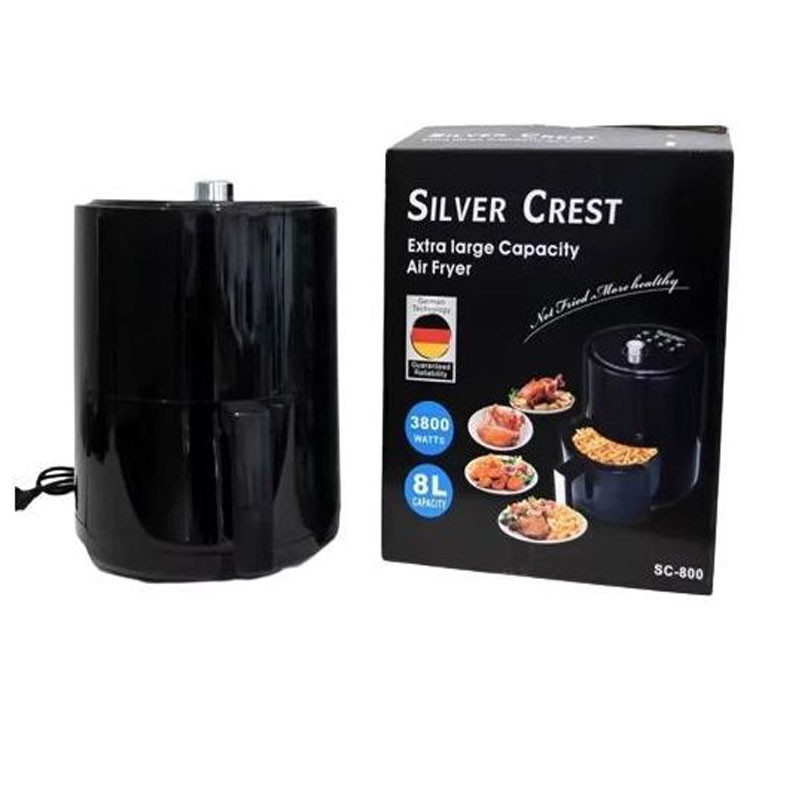 Air Fryer Silver Crest 3800W 8L Noir en Tunisie